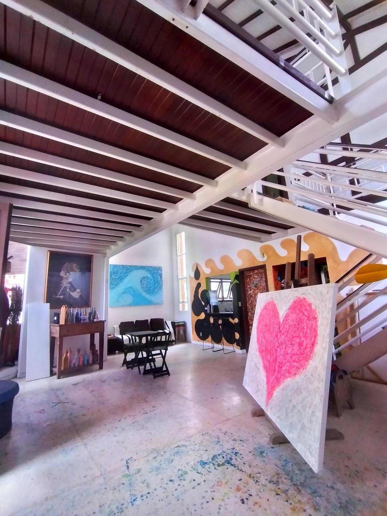 Loft-Atelier 100M Praia ฟลอเรียนอโปลิส ภายนอก รูปภาพ